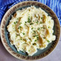 side of mashed potatoes
